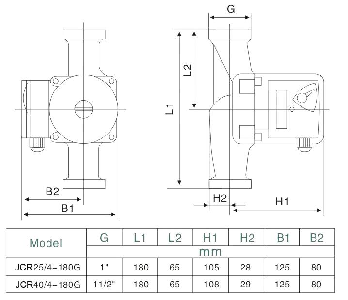 JCR25 Circulation Pump