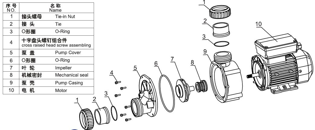 JA Bathtub Pump