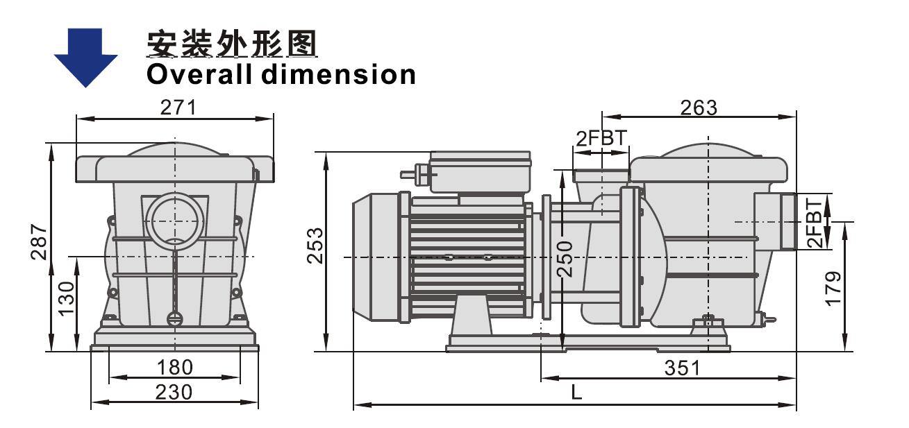 SP150 Swimming Pump